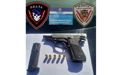 Villa Gobernador Gálvez: un menor fue aprehendido tras efectuar disparos al aire