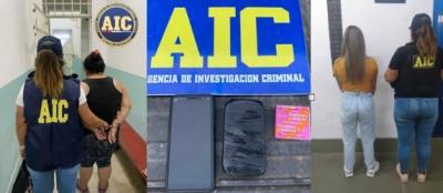Detenidas por prestar sus cuentas para cobrar amenazas que se hacían desde la cárcel
