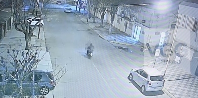 Las imágenes de los tiros a la Municipalidad de Villa Gobernador Gálvez