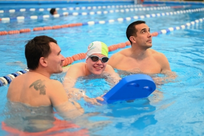 Villa Gobernador Gálvez fue sede del 4° Encuentro de Natación Inclusiva