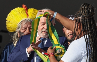Lula asumió la presidencia de Brasil