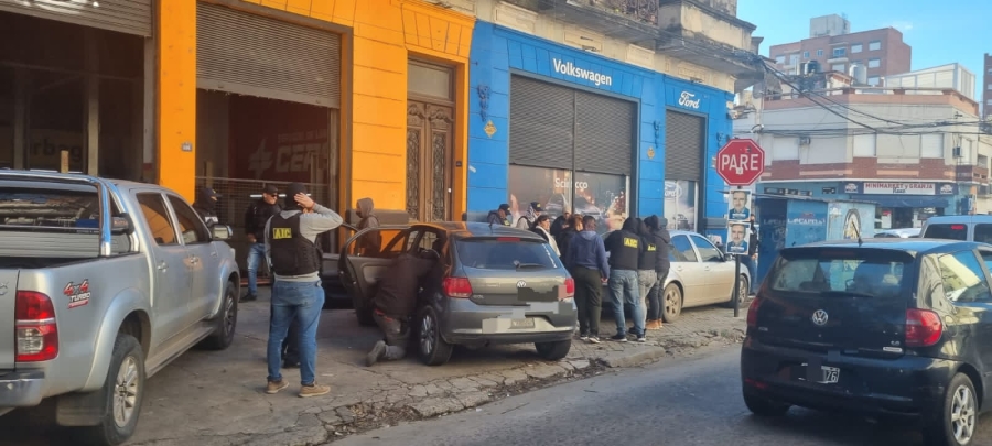La AIC detuvo a un hombre por la bandera colgada en estadio de NOB