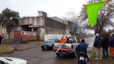 Incendio en la ex Montevidiana