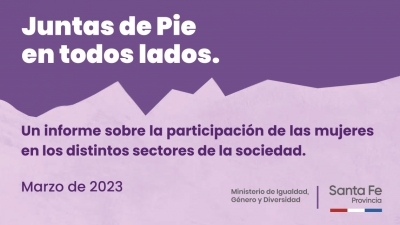 8M: la Provincia presentó un informe de participación de las mujeres en distintos sectores del estado y la economía