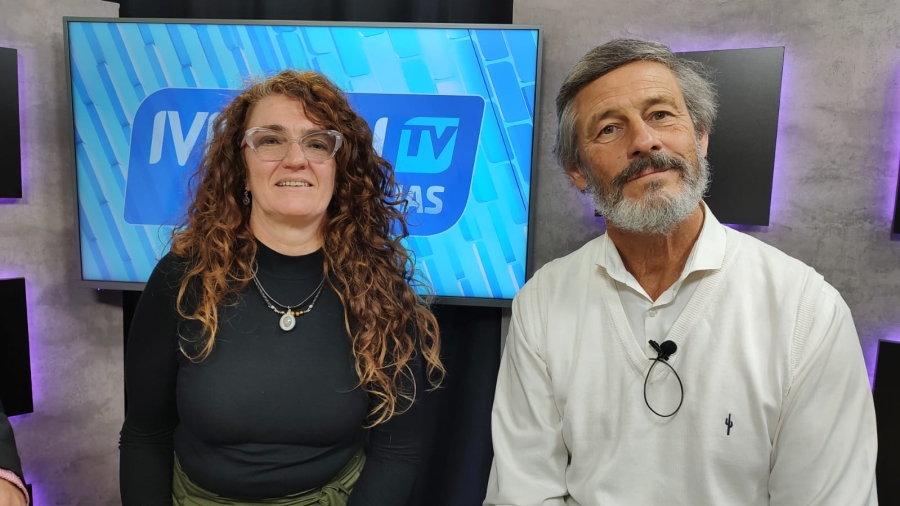 Juan Carlos Singereisky y Carina Cappeletti, precandidatos a intendente y concejal de Pueblo Esther, visitaron Ivisión Noticias